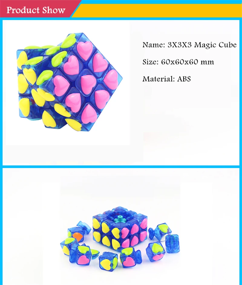 Love Cube головоломка скоростной куб ручной бесконечный скоростной игрушки обучающий скручивающийся Головоломка Куб антистресс Cubo Magico сенсорная игрушка EE50MF