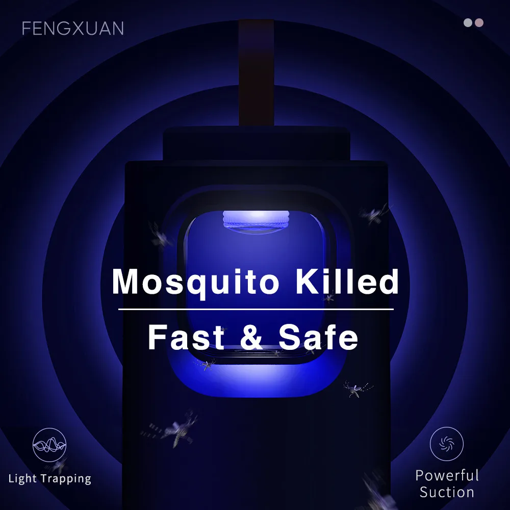 Electric Mosquito Killer lamp USB Safety Night Light Anti-mosquito LED Light Non-toxic UV Insect killer Lights Pest Repeller
