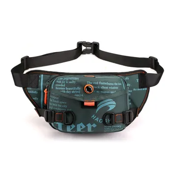 

Trend Cool Fanny Pack Men Waist Bag Street Casual Waist Pack Male Chest Bag Phone Pouch Headphone Design Banana Hip Bag Outdoor
