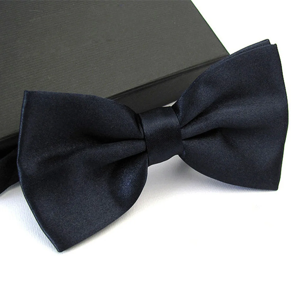 Hot Sale 1PC Gentleman Men Classic Satin Bowtie Necktie For Wedding Party Adjustable Male Butterfly Bow tie knot For Man Gifts - Цвет: 12