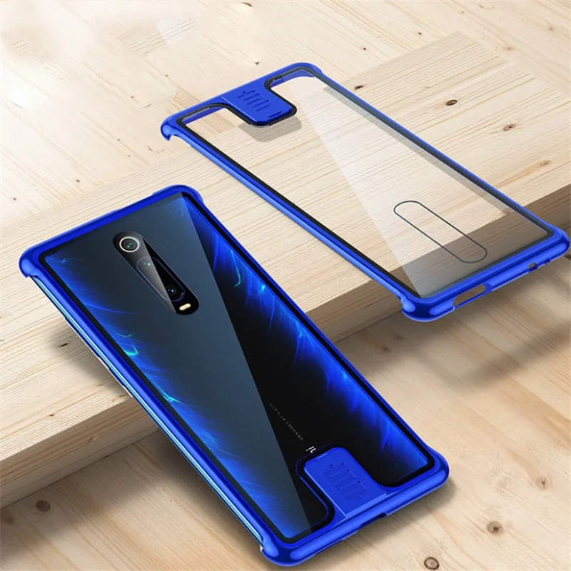 Металлическая рама R-just Push Pull для Xiaomi mi 9t pro алюминиевый бампер mi9t закаленное