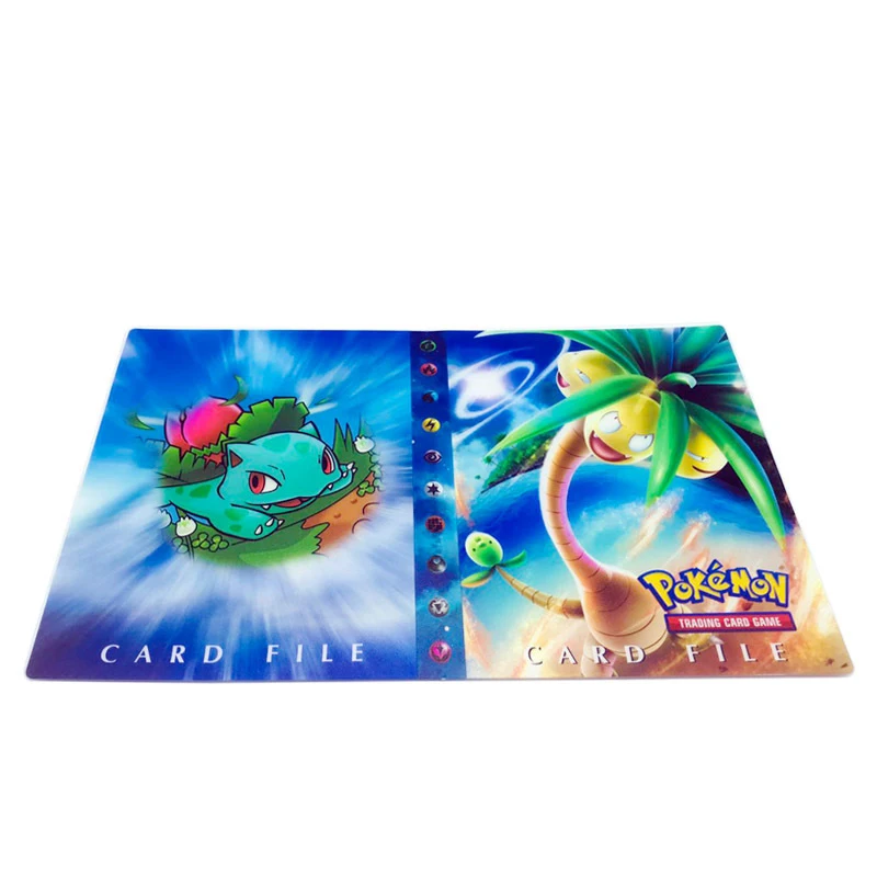 Pokemon держатель Альбом игрушки для детей Коллекция 240 шт карты Альбом Книга игра торговая карточная игра Покемон подарок - Цвет: YeDanShu