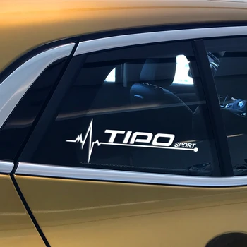 

2PCS 20*7CM Car Sports Side Window Trim Vinyl Waterproof Stickers For Fiat Tipo Reflective Auto Window Decor Decals Accessories