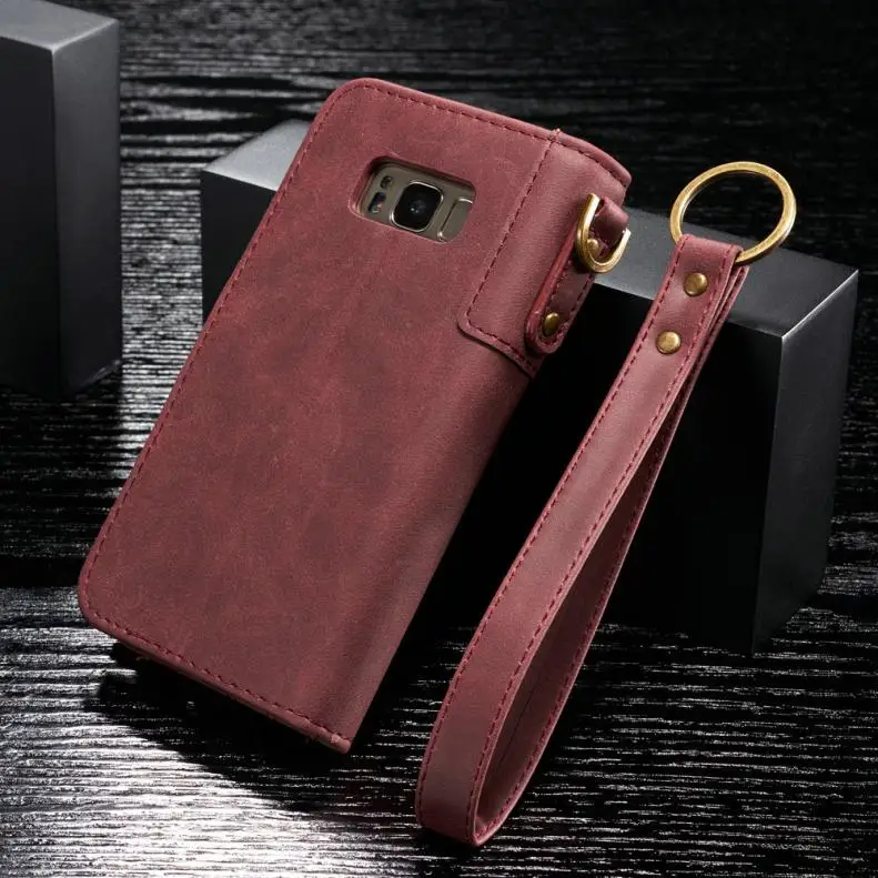 Для samsung Galaxy S10 5G S8 S9 Plus S10e S7 S6 Edge роскошный флип-чехол из натуральной кожи кошелек Подставка защитный чехол для телефона