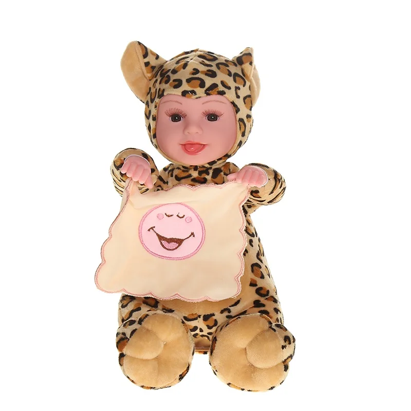 30 см Peek A Boo Animal Play Hide& Seek прекрасный мультфильм мягкие дети подарок на день рождения Рождество Милая электрическая музыкальная плюшевая игрушка