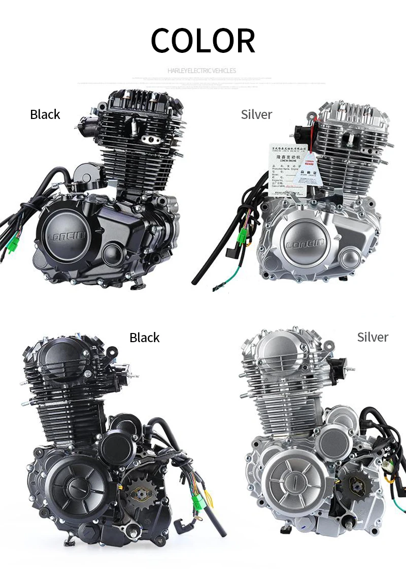 RE200 250 мотоцикл питбайк с водяным охлаждением двигатели для Loncin CR5 полный двигатель в сборе