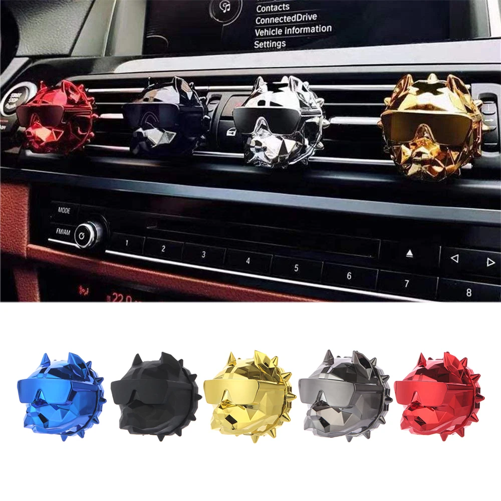 1pcs Creative Bulldog Car Air Freshener Cool Box Car Perfume Refill Good  Smell Car Fragrance Bulldog Perfume Scent|Air Freshener| - AliExpress