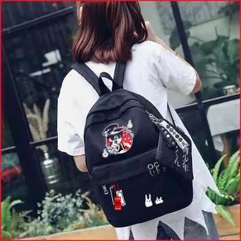 

Anime Toilet Bound Hanako kun Cosplay High-capacity School Bag Student Backpack Fashion Black Shoulder bag Casual Mochilas
