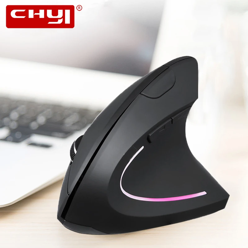 Chyi Wireless Ergonomic Vertical Mouse - Right/Left Hand Options | Geartug
