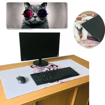 

Large Size Mouse Pad Natural Rubber PC Computer Gaming Mousepad Desk Mat Locking Edge For CS GO LOL Overwatch World Of Warcraft