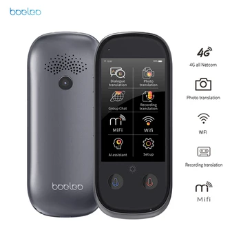 

Language Translator Device 3.0 Inch Touchscreen 4G/WiFi/Hotspot/Offline Support 117 Languages with Recording/Photo Translation