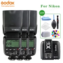 3 шт. Godox Thinklite TT600 TT600S камера вспышка рассеиватель+ X1T-N передатчик триггер для Nikon DSLR камера s