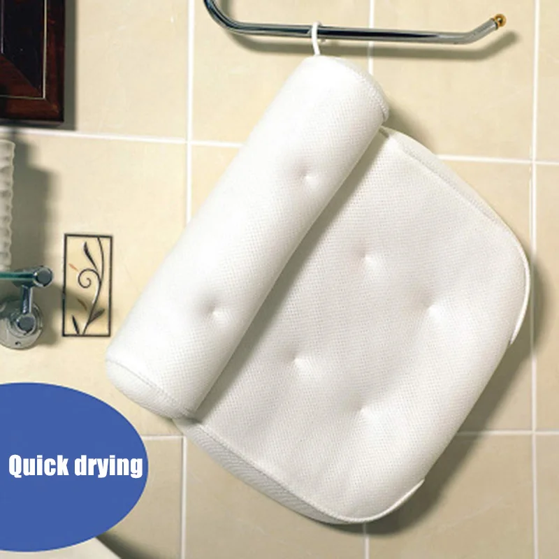 Спа-подушка для ванны подушка для шеи поддержка спины Пена Комфорт Ванна 6 присосок с крючками DIN889