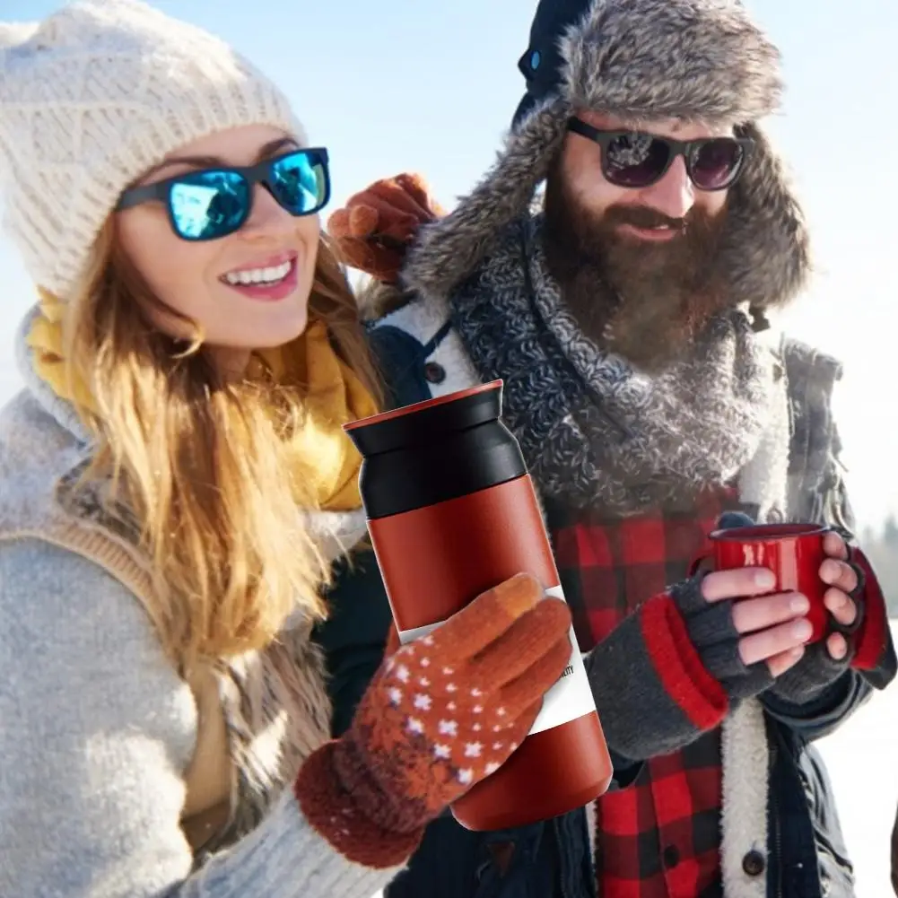 350ML Double Wall Insulated Stainless Steel Thermos Cup Vacuum Flask Coffee Mug Travel Mug Drink Bottle Home Office Thermocup
