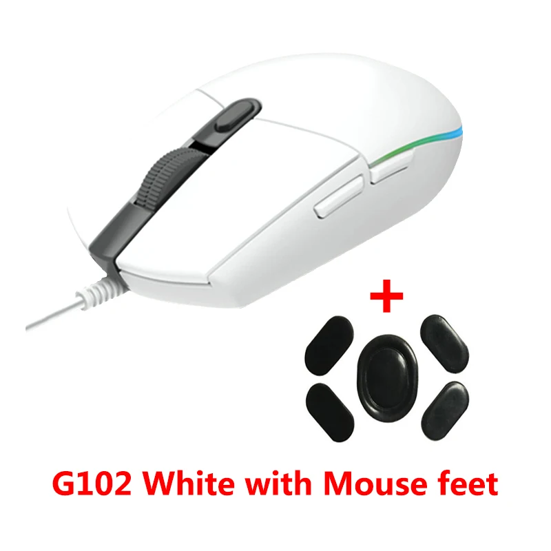 Logitech G102 Lightsync Wired Gaming Mouse Backlit Mechanica Side Button Glare Mouse Macro Laptop USB Home Office Logitech G102 gaming mouse for laptop Mice