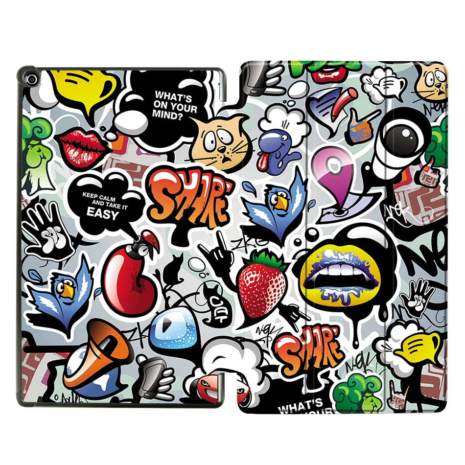 MTT чехол-крышка с рисунками для Amazon Kindle Fire HD 8 дюймов искусственная кожа Folio Магнитный флип-чехол для планшета защитный чехол Funda