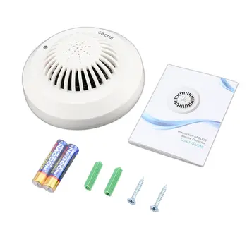 

Secrui Smoke Detection Alarm Photoelectric Sensors Self-test Function High Sensitivity for Homes Shops Dance Halls Warehouses