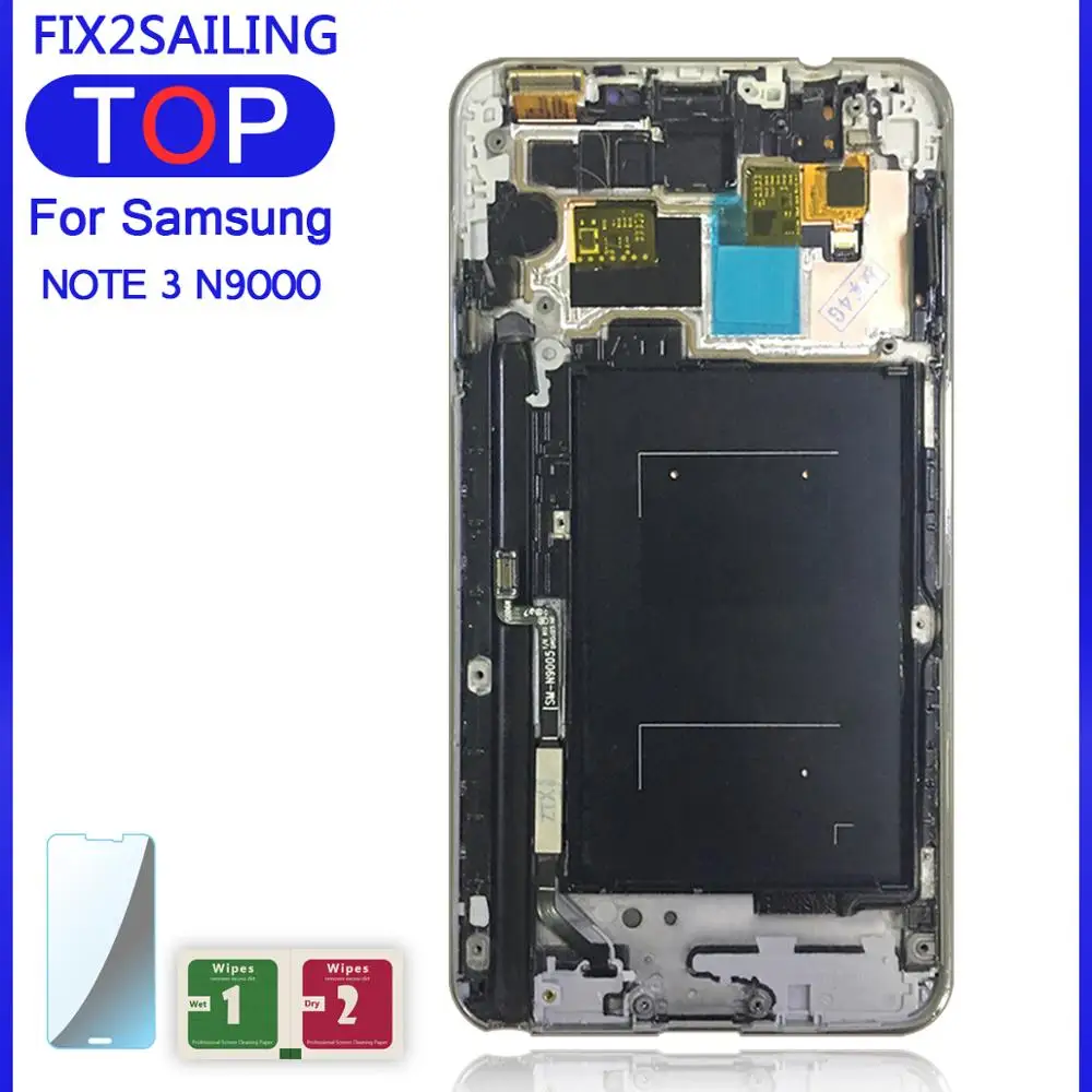 ЖК дисплей с регулировкой яркости для Samsung Galaxy Note 3 N9005 сменный дигитайзер