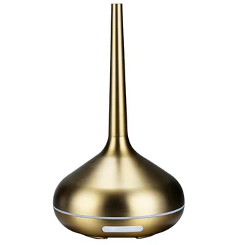 

Air Humidifier Aromatherapy Diffuser Aroma Diffuser Machine Essential Oil Ultrasonic Mist Maker Led Light for Home Office Gold