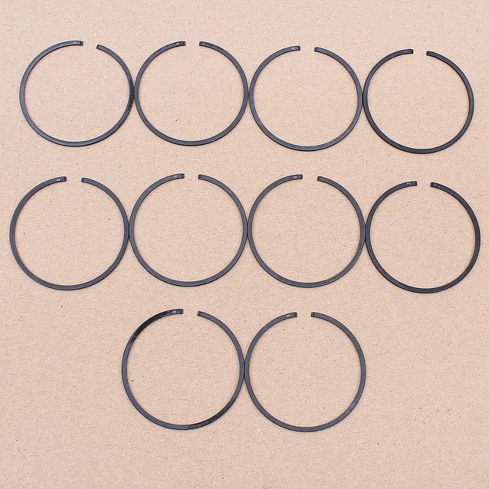 10PCS Chainsaw Piston Ring Kit 50mm x 1.2mm for Husqvarna 365 365XP 371 372 372XP 362 Chainsaw Replacement 11280343000