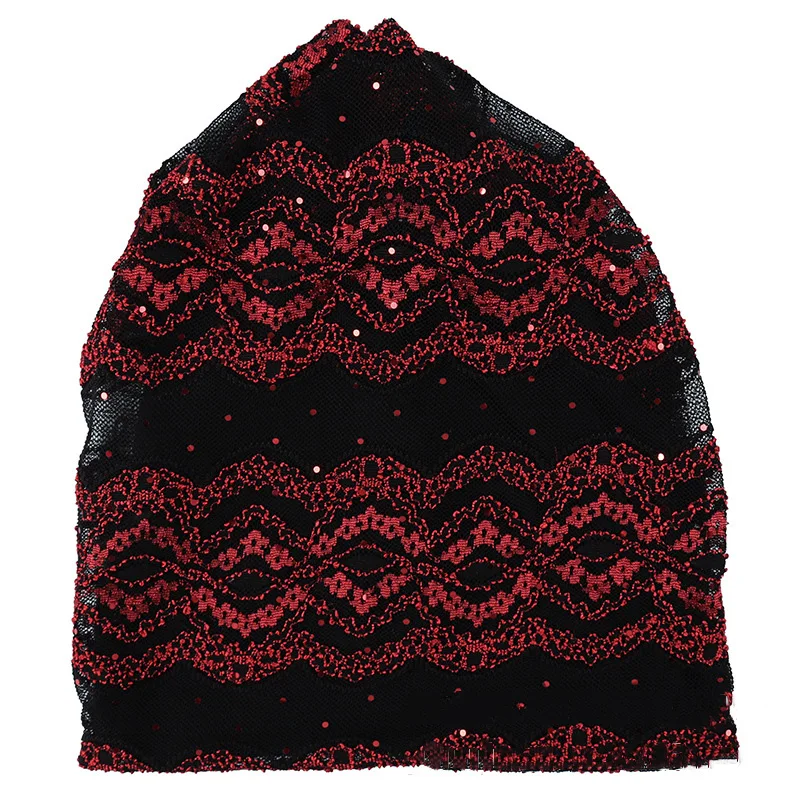 YSDNCHI, Женская бандана, шапка s, женская, кружевная, Skullies, головной платок, обертывание, цветок, мешковатая, головной убор, мягкая шапка, тюрбан, шапка, женский головной убор, шапочки