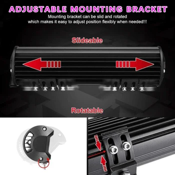 

Car LED Light Bar Off Road White DC 10-30V 6000K 240W 21600LM Waterproof