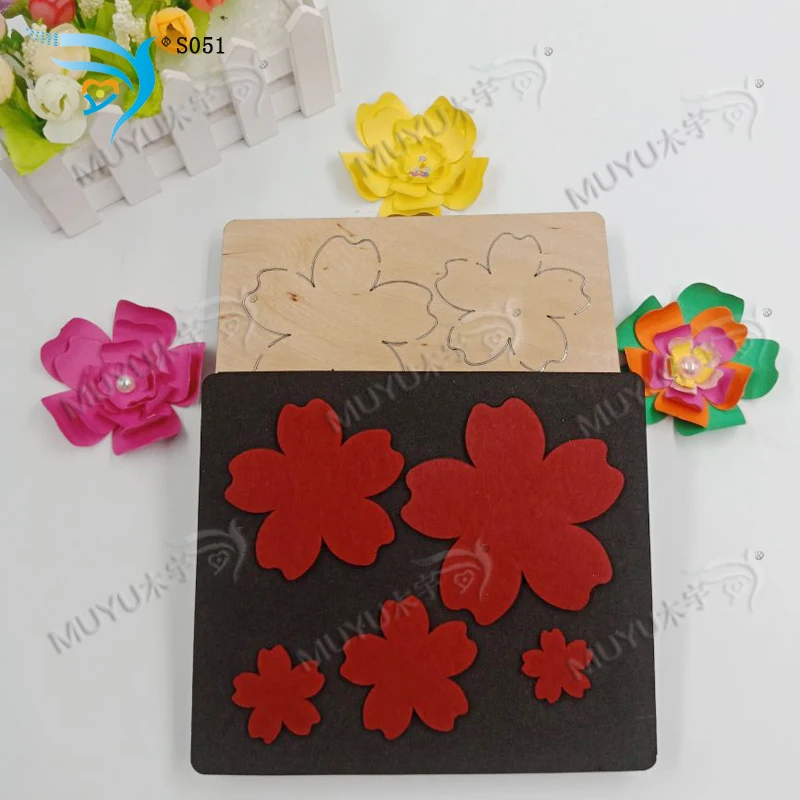 Flower-S051 DIY новая деревянная форма режущие штампы для скрапбукинга Толщина/15,8 мм