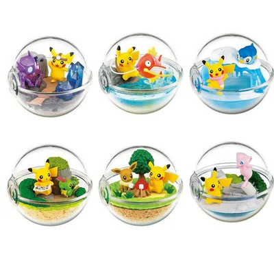 

Anime Pokemon Blind Box Treasure Can Dream Crane Machine Garage Kit Generation Poke Ball Scene rement Made in China Model
