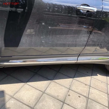 

HOTTOP For Fiat 500X 2015 2016 2017 2018 Accessories ABS Chrome Door Body Molding Side Strips Trim Cover