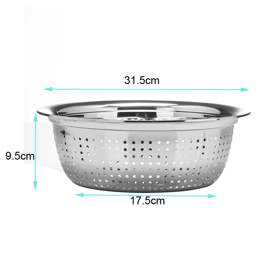 Stainless Steel Vegetable Basin Extra Large Mixing Bowl Metal Bowls Kitchen  Wash Big Accessory - AliExpress