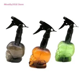 

500ml Hairdressing Spray Bottle Refillable Skull Hair Salon Water Mist Sprayer
