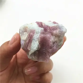

1pc Dropshipping Top Natural Red Tourmaline Gemstone Crystal Rough Rock Mineral Specimens Chakra Healing Energy Stone