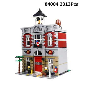 

15004 10197 15004 City City Street Fire Brigade lepining Children Model Doll House Building Blocks Educational Bricks DIY Gifts