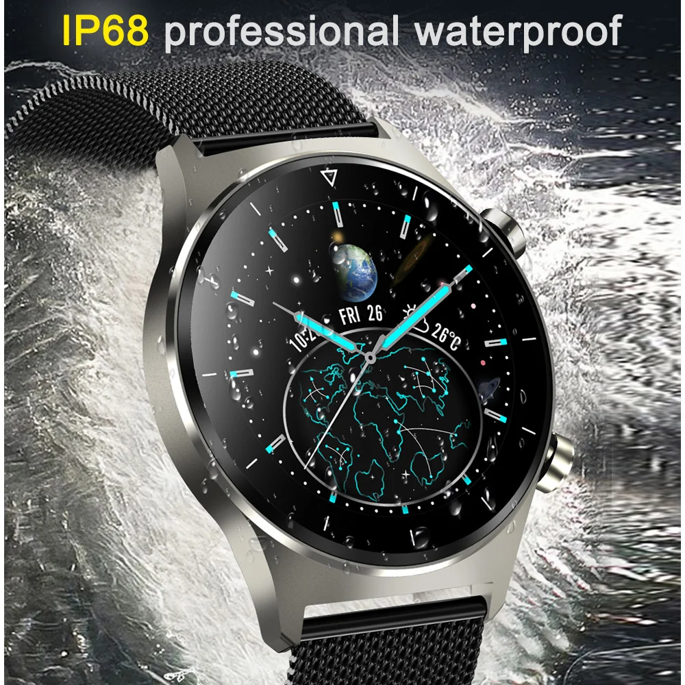 US $32.35 New E13 IP68 Waterproof Smart Watch Men Women Full Touch Screen Custom Face MultiMode Sports Fashion SmartWatch For Androd IOS