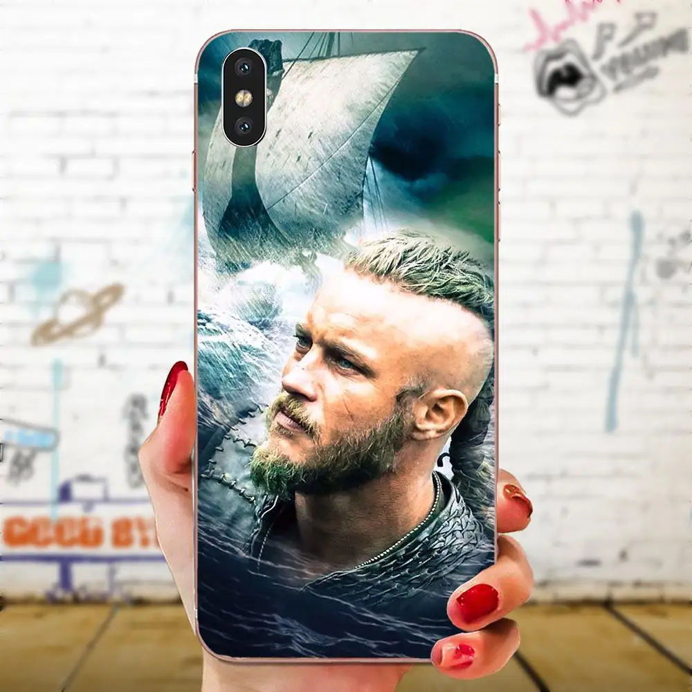 Прозрачные чехлы из ТПУ кожи для samsung Galaxy Note 5, 8, 9, S3 S4 S5 S6 S7 S8 S9 S10 5G mini Edge рlus Lite сериал «Викинги» 4 Мода