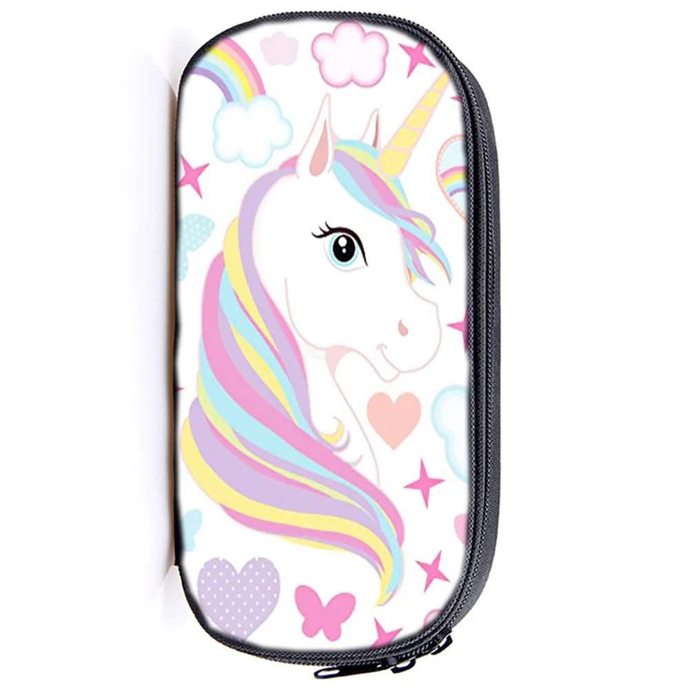 Милый Единорог канцелярский мешок дети мальчики девочки дети PencilBag Мода Высокое качество Дети пенальбэг подарки сюрпризы - Цвет: 3