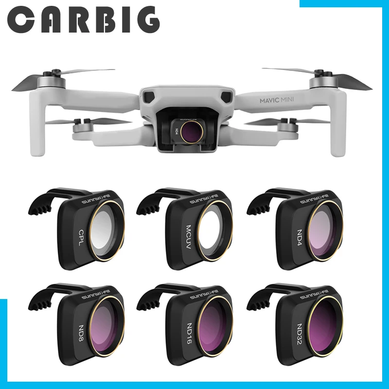 Mavic Mini 2 / мини фильтр для объектива камеры MCUV ND4 ND8 ND16 ND32 CPL ND PL фильтры 1 2|Наборы