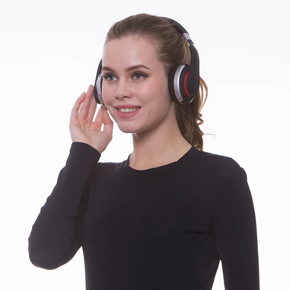 Беспроводные наушники, Bluetooth, музыкальная гарнитура, стерео, складные, спортивные наушники с микрофоном, игровые, usb, зарядка для компьютера