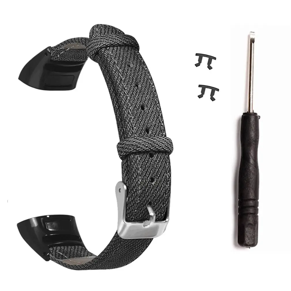 

For Huawei Honnor Bracelet 5/4 Denim Belt Retro Replacement Wristband Professional Sleek Minimalist Design