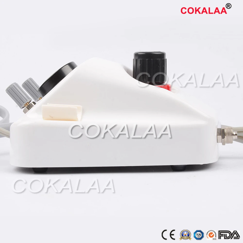 COKALAA Стоматологическая лаборатория портативный слабый всасывающий Стоматологическая переносная турбина работает с воздушным компрессором
