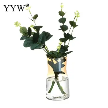 

Nordic Glass Vase Flower Plants Vases For Home Decoration Tabletop Plants Transparent Vase Home Bonsai Decor Homes