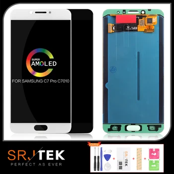 

Original Super AMOLED/TFT For Samsung Galaxy C7 Pro LCD Touch Screen Digitizer Assembly C7010 LCD Display Replacement Parts 5.7"