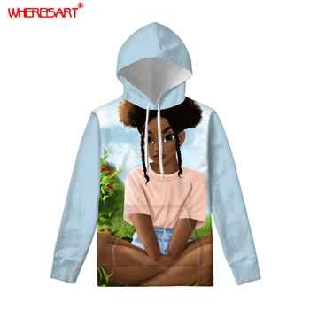 

FORUDESIGNS Black Art Sweatshirt for Teens Girl 2019 Women Gothic Hoodies Harajuku Kawaii Streetwear Women Hoodies Casual Tops