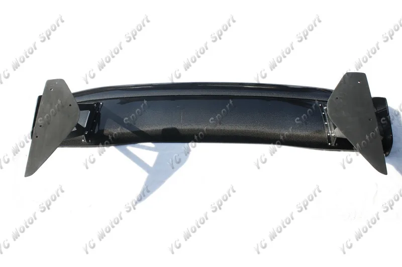 2001-2007 Mitsubishi Evolution 7-9 Voltex Type5 Style Trunk Spoiler GT Wing 1700mm CF with 39mm Aluminum Stands (16)