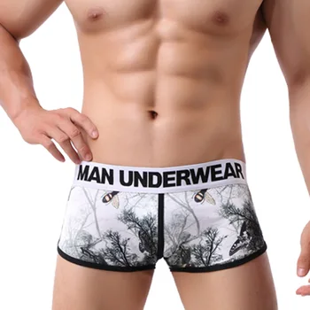 

Boxer men's sports underpants fashion breathable sexy transparent boxer pants four legged pants with comfortable and breathable