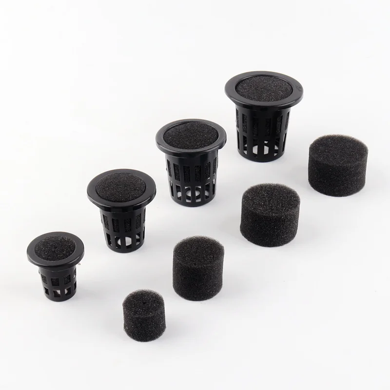 100pc Hydroponics Block Cloning Collar Black Rooting Sponge Aquaponics Net Pot Sponge Anti-Alga 4 Size Available
