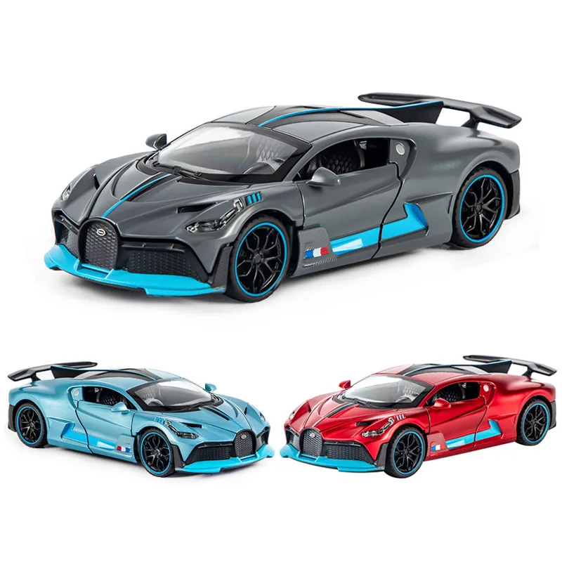 Модель автомобиля BUGATTI Divo литой под давлением Коллекционная модель для мальчиков