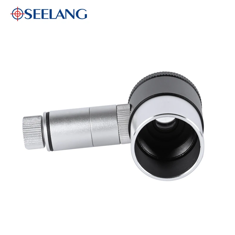 OSEELANG 1.25" Illuminated Eyepiece 12.5mm Double Line Cross Reticle Eyepiece 4 Plossl Design 40 De FOV Astronomy Telescope 2