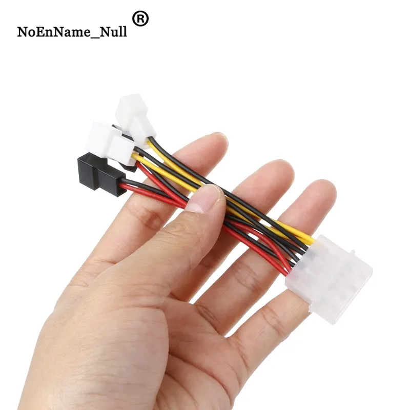Adapter Cable IDE Molex 4-Pin To 4X 3-Pin TX3 Case Cooling Fan Power Adapter Converter Cable dropshipping Adapter Cable IDE Molex 4-Pin To 4X 3-Pin TX3 Case Cooling Fan Power Adapter Converter Cable dropshipping