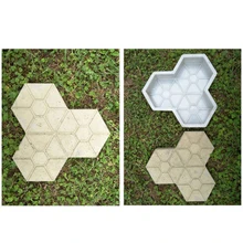 

Concrete Molds DIY Path Maker Garden Pavement Mold Plastic Road Path Paving Brick Stone Concrete Cement Mould Garden Decoration